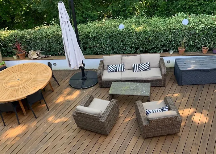 Jolie Maison Familiale Proche Et Ocean Будинок відпочинку *